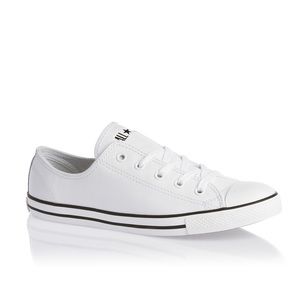 Converse white dainty ox size 6